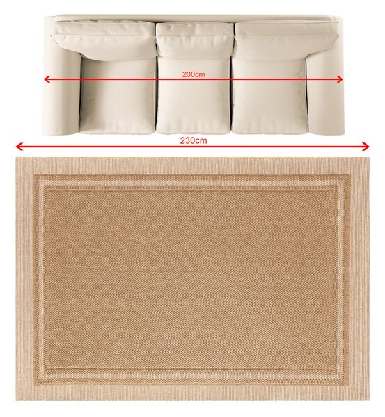 Koberec Sienna camel 160x230 cm