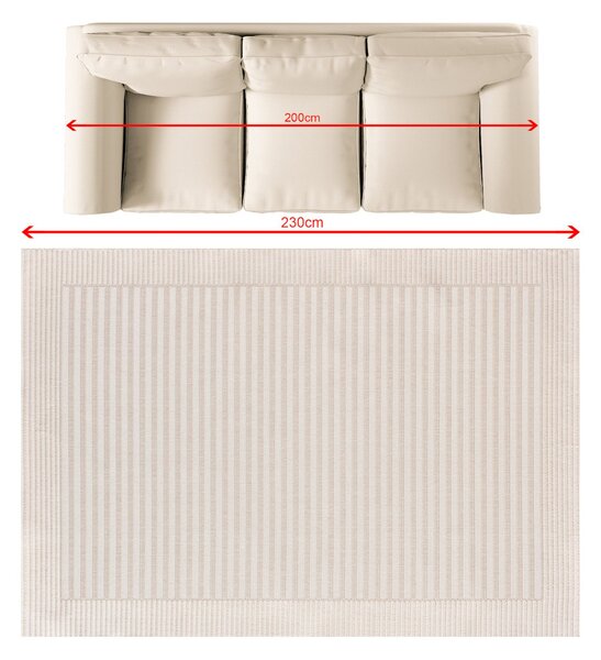 Koberec Lunara creamy 160x230 cm
