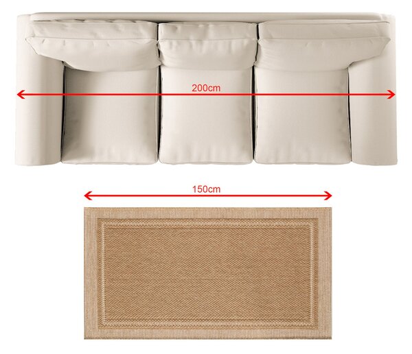 Koberec Sienna camel 80x150 cm