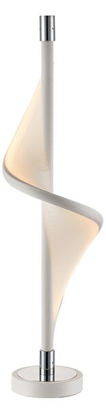Stolové Lampa Lucande, Edano, stmievateľné, Biela, Obývacia izba, Tkanina / Textil, Moderný