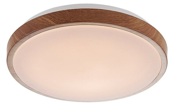 Stropné Lampa Lindby, Mendosa, Drevo, Obývacia izba, Plast, Moderný