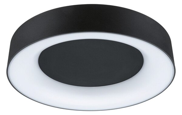 Stropné Lampa Paulmann, Casca, stmievateľné, Čierna, Kúpeľňa, Kov, Moderný