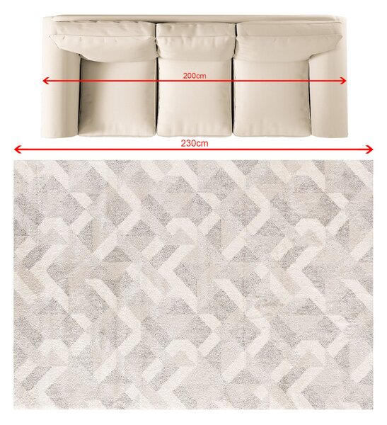 Koberec Larena beige/sand 160x230 cm