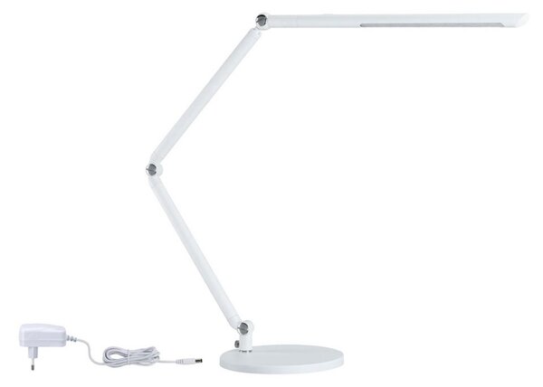 Stolové Lampa Paulmann, FlexBar, stmievateľné, Biela, Pracovňa, Kov, Moderný