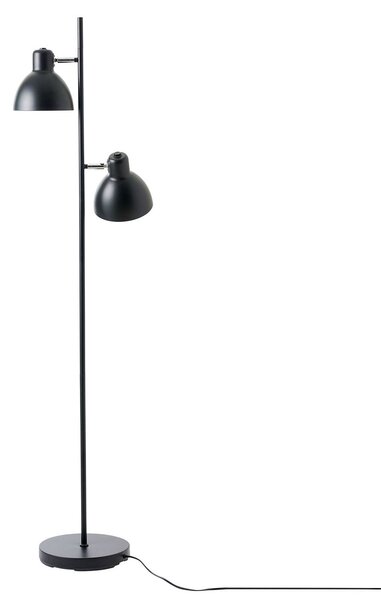 Stojacie Lampa Dyberg Larsen, Skagen 2, Čierna, Obývacia izba, Kov, Škandinávsky