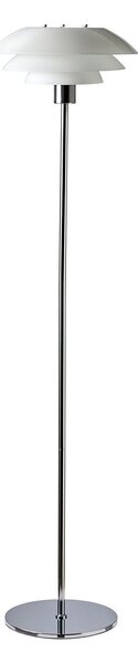 Stojacie Lampa Dyberg Larsen, DL31, Biela, Obývacia izba, Sklo, Škandinávsky