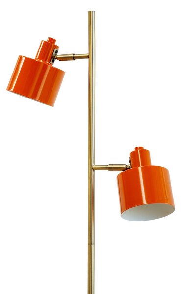 Stojacie Lampa Dyberg Larsen, Ocean, Oranžová, Obývacia izba, Kov, Škandinávsky