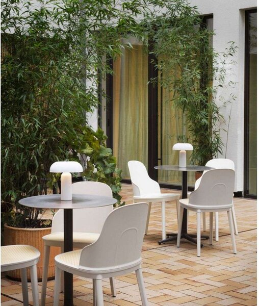 Stolové Lampa Normann Copenhagen, stmievateľné, Čierna, Obývacia izba, Plast
