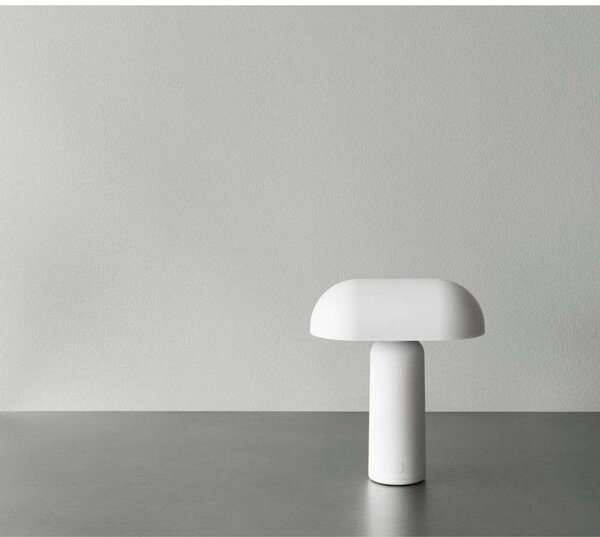 Stolové Lampa Normann Copenhagen, stmievateľné, Biela, Obývacia izba, Plast