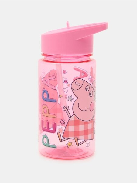 Sinsay - Fľaša na vodu s rúčkou a slamkou Peppa Pig - viacfarebná