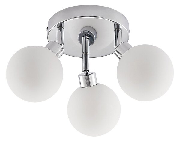 Stropné Lampa Lindby, Zaniba, stmievateľné, Metalická, Obývacia izba, Kov, Moderný