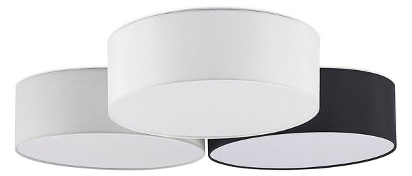 Stropné Lampa Lindby, Janita, stmievateľné, Viacfarebná, Obývacia izba, Tkanina / Textil, Moderný
