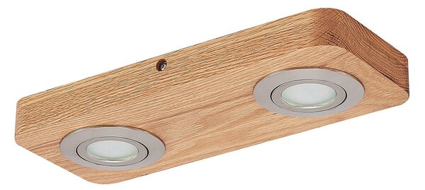 Stropné Lampa Lindby, Mikari, Drevo, Obývacia izba, Drevo, Moderný