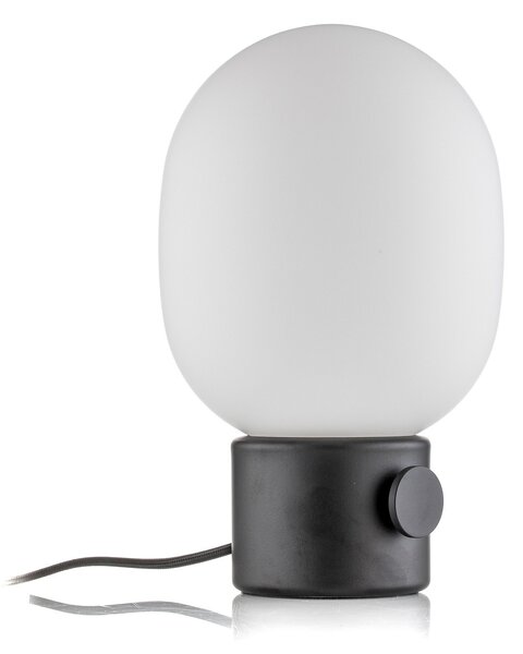 Stolové Lampa Audo Copenhagen, JWDA, stmievateľné, Čierna, Obývacia izba, Sklo, Dizajnový