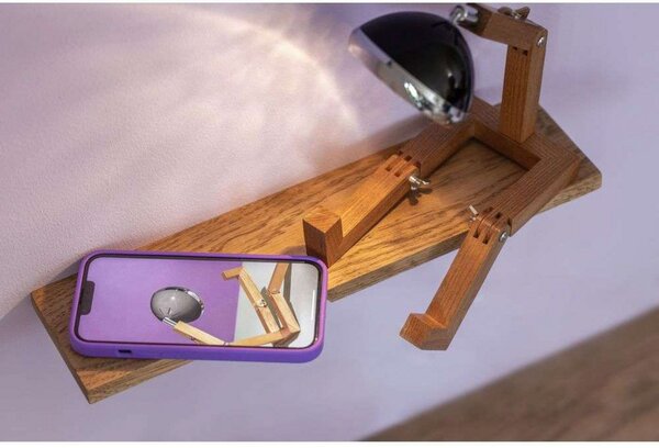 Stolové Lampa MR. WATTSON, Čierna, Obývacia izba, Kov