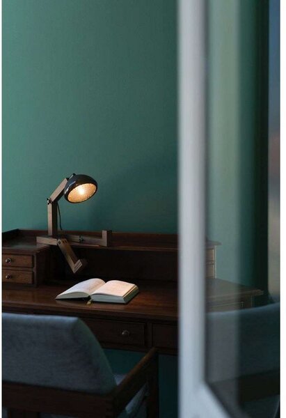 Stolové Lampa MR. WATTSON, Čierna, Obývacia izba, Kov, Vintage