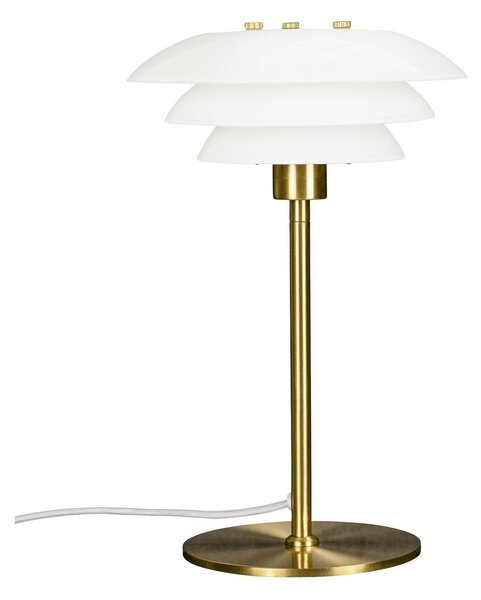 Stolové Lampa Dyberg Larsen, DL20, Zlatá / Mosadz, Obývacia izba, Kov, Škandinávsky
