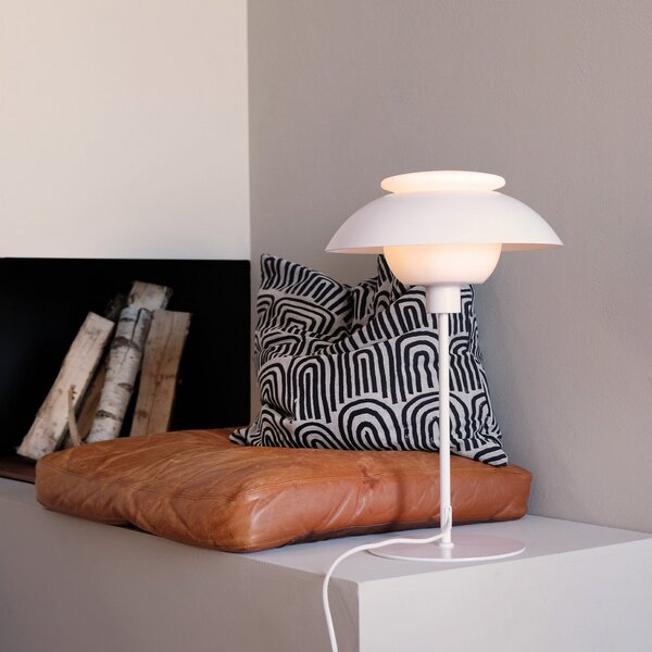 Stolové Lampa Dyberg Larsen, Opus, Biela, Obývacia izba, Kov, Dizajnový
