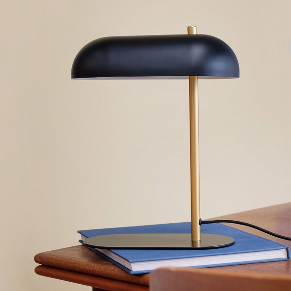 Stolové Lampa Dyberg Larsen, Arch, Čierna, Pracovňa, Kov, Dizajnový