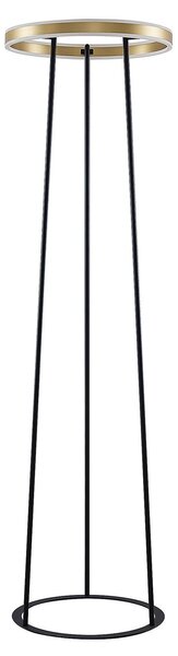 Stojacie Lampa Lucande, Seppe, stmievateľné, Čierna, Obývacia izba, Kov, Dizajnový