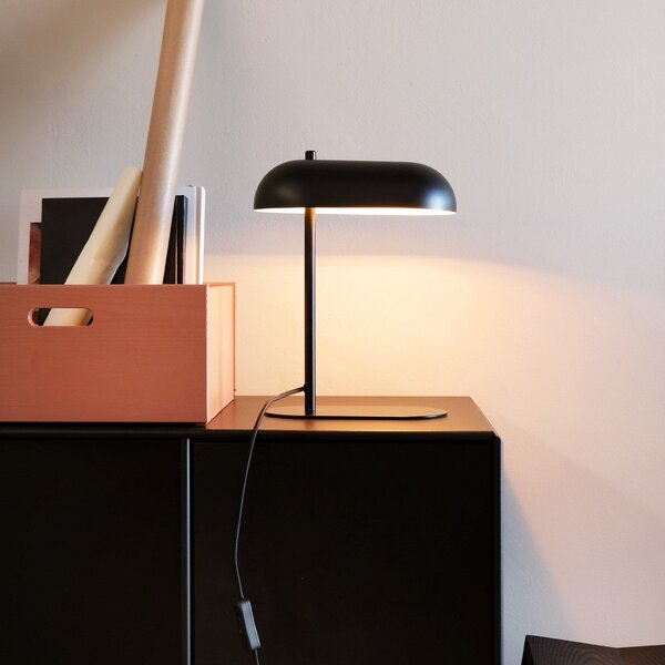Stolové Lampa Dyberg Larsen, Arch, Čierna, Pracovňa, Kov, Dizajnový