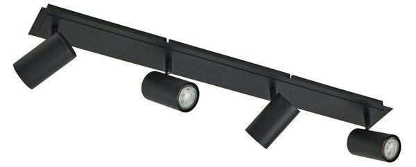 Stropné Lampa Lindby, Joffrey, stmievateľné, Čierna, Obývacia izba, Kov, Moderný