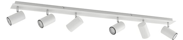 Stropné Lampa Lindby, Joffrey, stmievateľné, Biela, Obývacia izba, Kov, Moderný