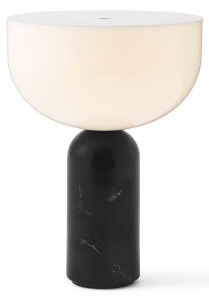 Stolové Lampa New Works, Kizu Portable, stmievateľné, Čierna, Obývacia izba, Mramor, Dizajnový