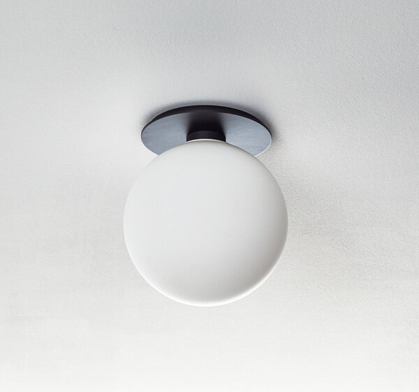 Stropné Lampa Audo Copenhagen, TR Bulb, stmievateľné, Čierna, Obývacia izba, Sklo, Dizajnový
