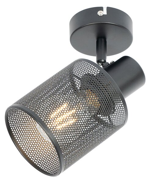 Stropné Lampa Lindby, Stancho, stmievateľné, Čierna, Obývacia izba, Kov, Moderný