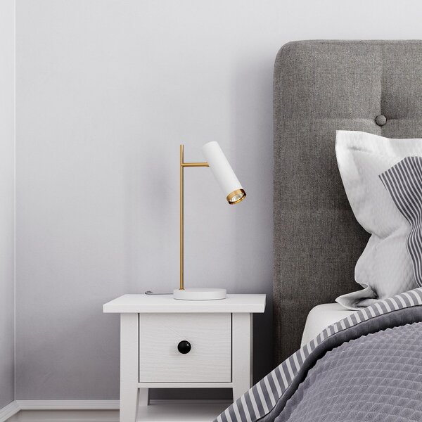 Stolové Lampa By Rydéns, Puls, Biela, Obývacia izba, Kov, Moderný