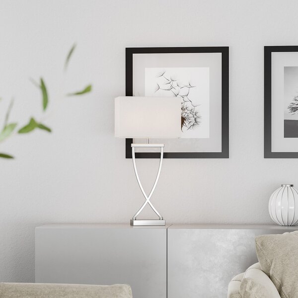 Stolové Lampa By Rydéns, Omega, Metalická, Obývacia izba, Tkanina / Textil, Moderný