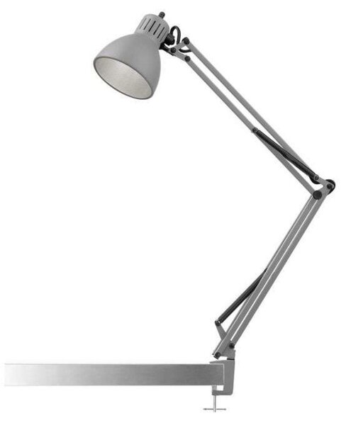 Stolové Lampa NORDIC LIVING, Sivá, Pracovňa, Hliník