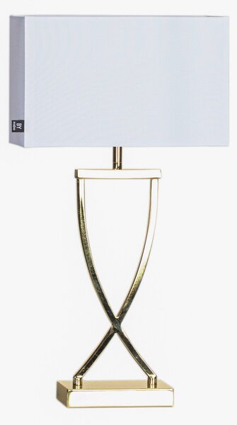 Stolové Lampa By Rydéns, Omega, Zlatá / Mosadz, Obývacia izba, Tkanina / Textil, Moderný