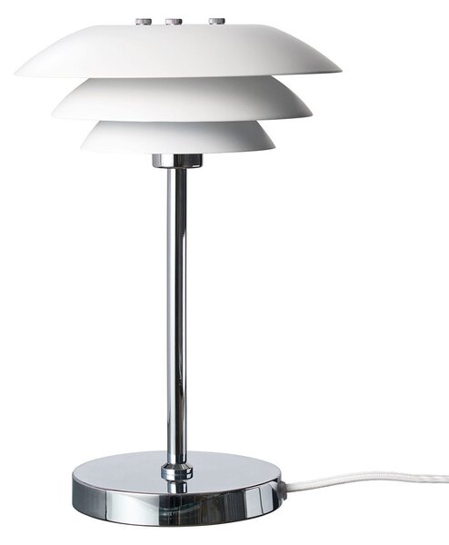 Stolové Lampa Dyberg Larsen, DL20, Biela, Obývacia izba, Kov, Škandinávsky