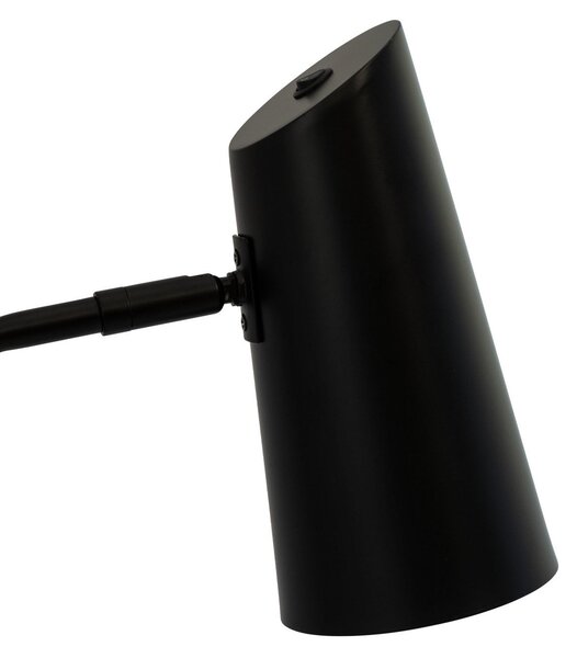 Stolové Lampa Dyberg Larsen, Pallas, Čierna, Obývacia izba, Kov, Škandinávsky