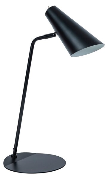 Stolové Lampa Dyberg Larsen, Noa, Čierna, Obývacia izba, Kov, Škandinávsky