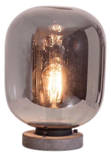 Stolové Lampa By Rydéns, Leola, Sivá, Obývacia izba, Sklo