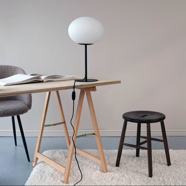 Stolové Lampa Dyberg Larsen, Princess, Čierna, Obývacia izba, Kov, Dizajnový