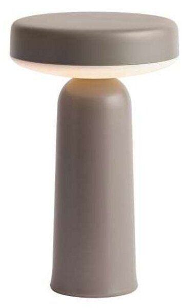 Stolové Lampa Muuto, stmievateľné, Béžová, Obývacia izba, Plast