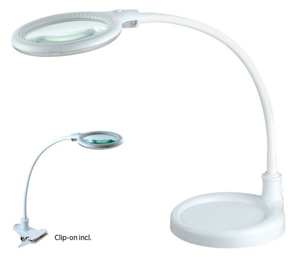 Stolové Lampa Halo Design, Biela, Pracovňa, Hliník