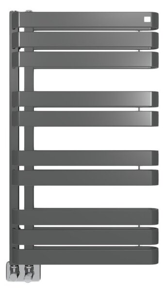 Terma Warp S kúpeľňový radiátor dekoratívny 85x50 cm čierna WGWAS085050KS95GD