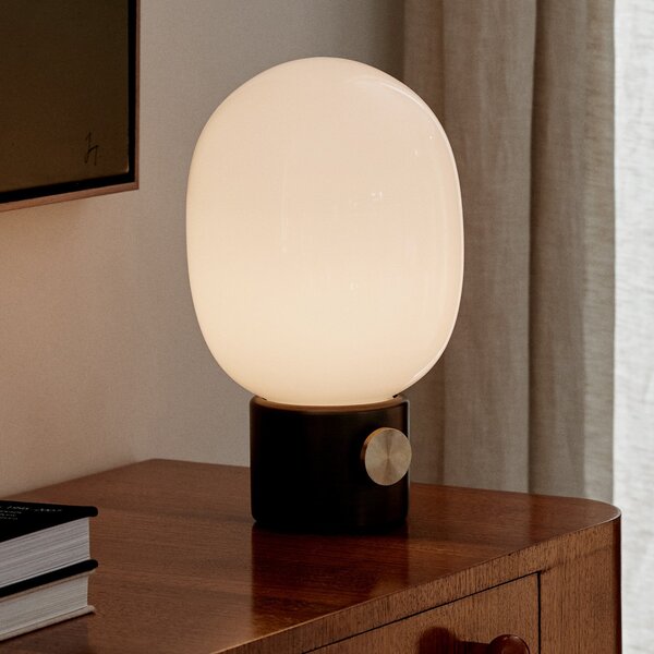 Stolové Lampa Audo Copenhagen, JWDA, stmievateľné, Čierna, Obývacia izba, Sklo, Dizajnový