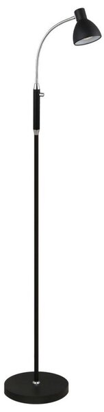 Stojacie Lampa Halo Design, Čierna, Obývacia izba, Kov