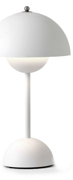 Stolové Lampa &Tradition, Flowerpot VP9, stmievateľné, Biela, Obývacia izba, Plast, Dizajnový