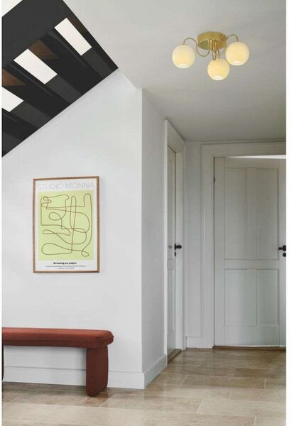Stropné Lampa Nordlux, Zlatá / Mosadz, Obývacia izba, Kov