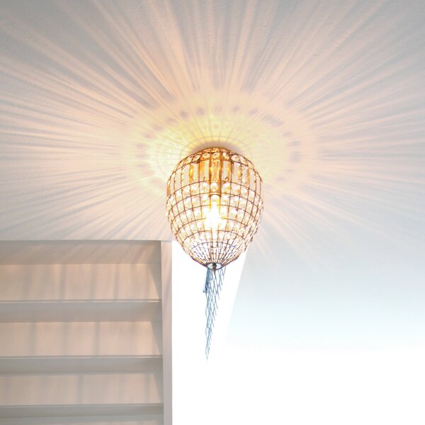 Stropné Lampa By Rydéns, Amadeus, stmievateľné, Transparentná, Obývacia izba, Kov, Starožitný