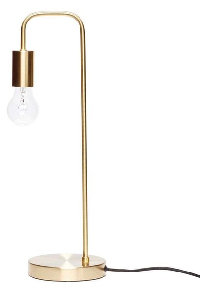 Stolové Lampa Hübsch, Zlatá / Mosadz, Obývacia izba, Kov