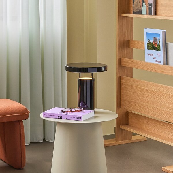 Stolové Lampa Hübsch, BringMe, stmievateľné, Čierna, Terasa, Kov