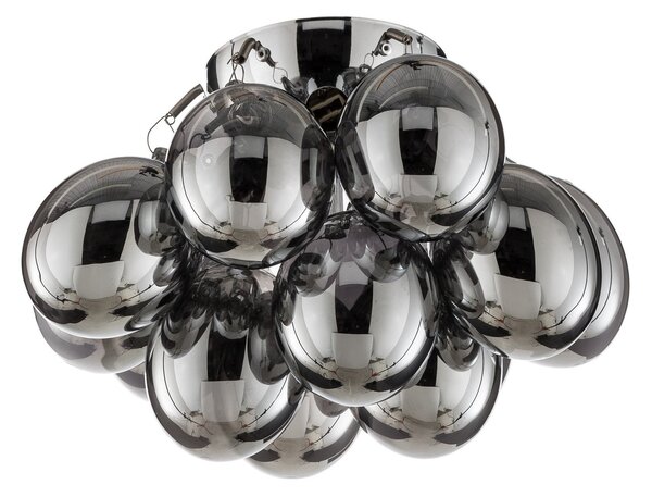 Stropné Lampa By Rydéns, Gross, stmievateľné, Sivá, Obývacia izba, Sklo, Dizajnový